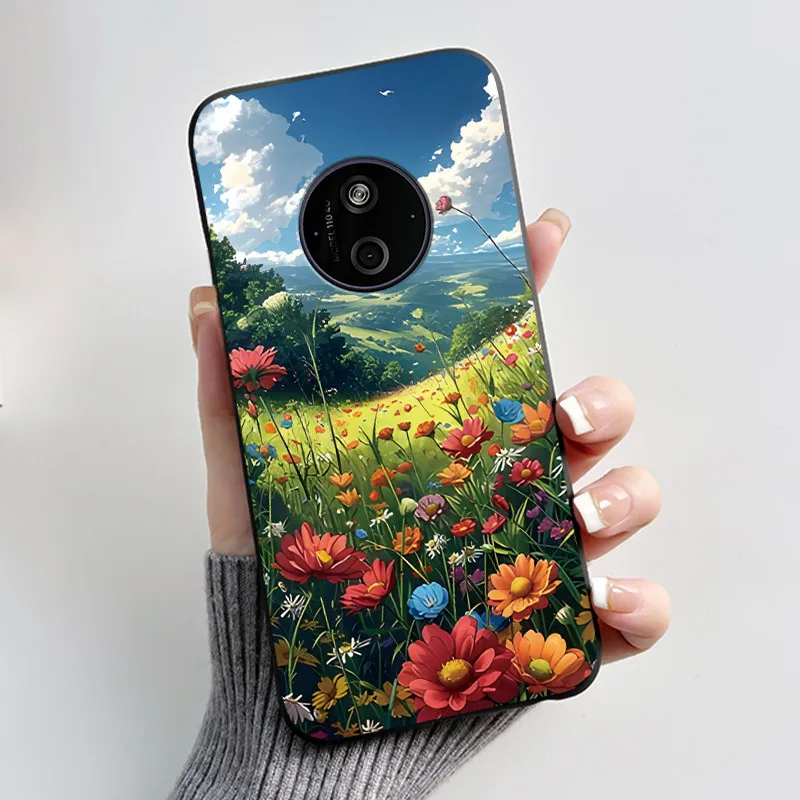 Aesthetic Luxury Soft Silicone Black Matte Phone Case Cover - Cute and Cool Design