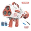Automatic Large Rocket Bubble Gun Dinosaur 68 Holes Bubbles Machine Gun Launcher Shape Blower Soap Outdoor Toys For Kids Gift 4