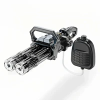 Dual Shooting Gatling Water Gun Simulated Flame Blaster Outdoor Toys for Children Adults Automatic Squirt Guns Gifts Boys Girls 1