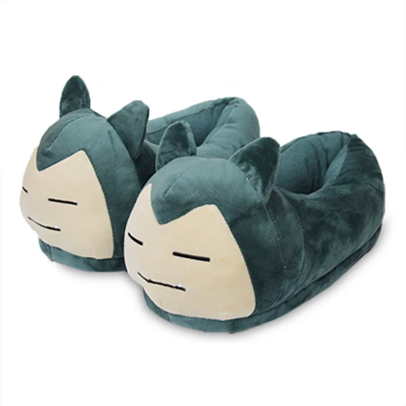 Ladies Cute Animals Plush Warm Furry Shoes Couple Home Bedroom Fuzzy Slipers Bear Men Sliders Winter Indoor Panda Women Slippers 2