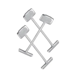 50pcs Replacement Steel Needles for Flooring Wall Tile Leveling System Leveler Replaceable Pin Tiling Needles Construction Tools