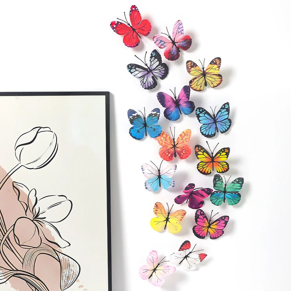 Colorful Butterfly Stickers for Crafts and Home Decor (Set of 10/20/30)