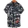 2021 Men's Shirts Creative Panda Printed Short Sleeve Shirt Men Street Summer Hawaii Beach Retro Shirts Harujuku Shirts for Men 1