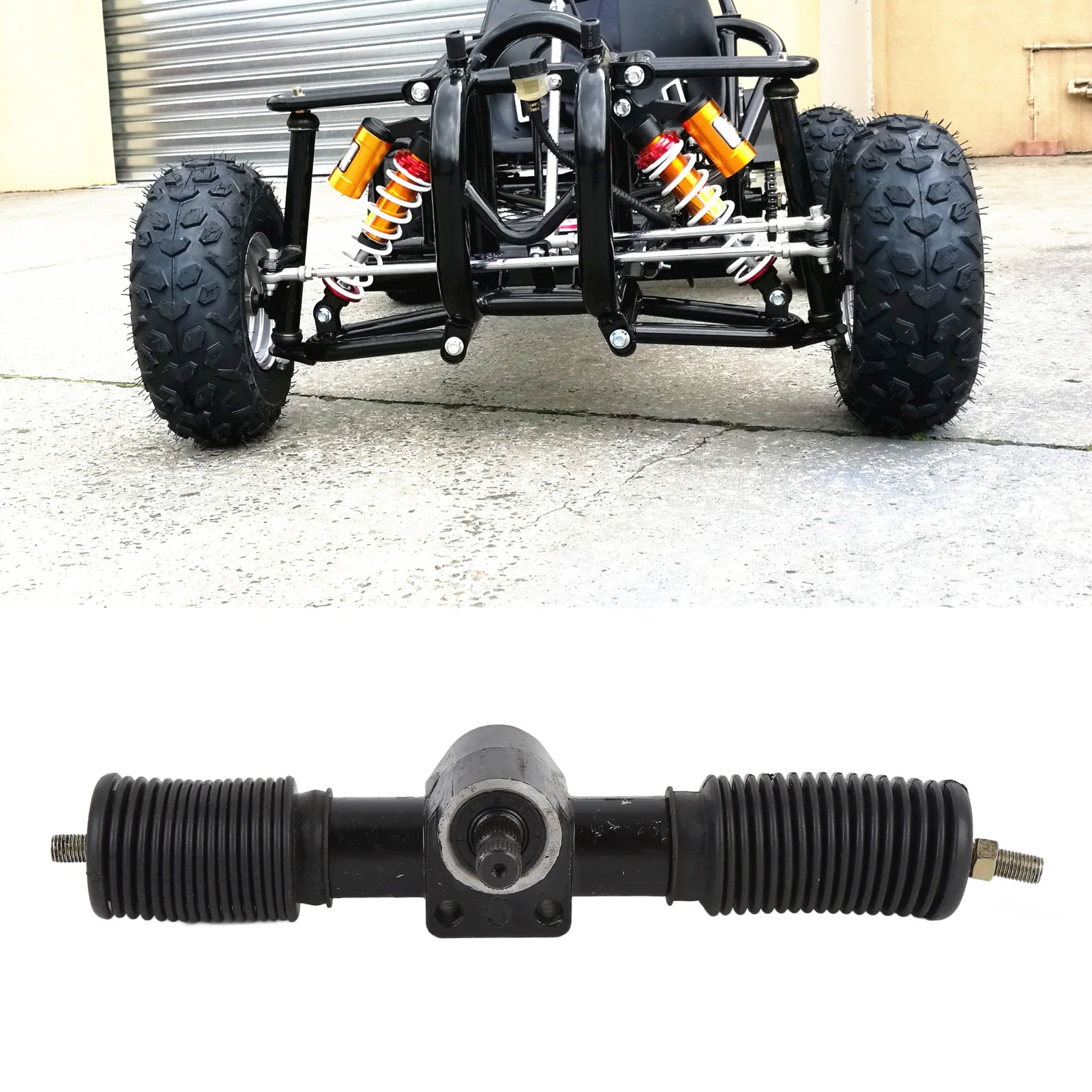 Steering Gear Rack High Hardness 30T 335mm Abrasion Proof Enhanced Control Power Steering Rack and Pinion Assembly for ATV UTV