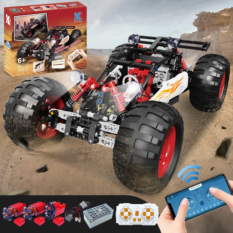 Technical-Racing-Car-K96117-SUV-APP-Remote-Control-Moter-Power-Bricks ...