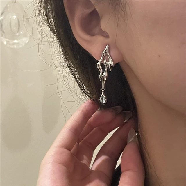 Stainless Steel Hoop Earrings  Dangle Earrings - A-z Earrings Women Men  2023 Punk - Aliexpress