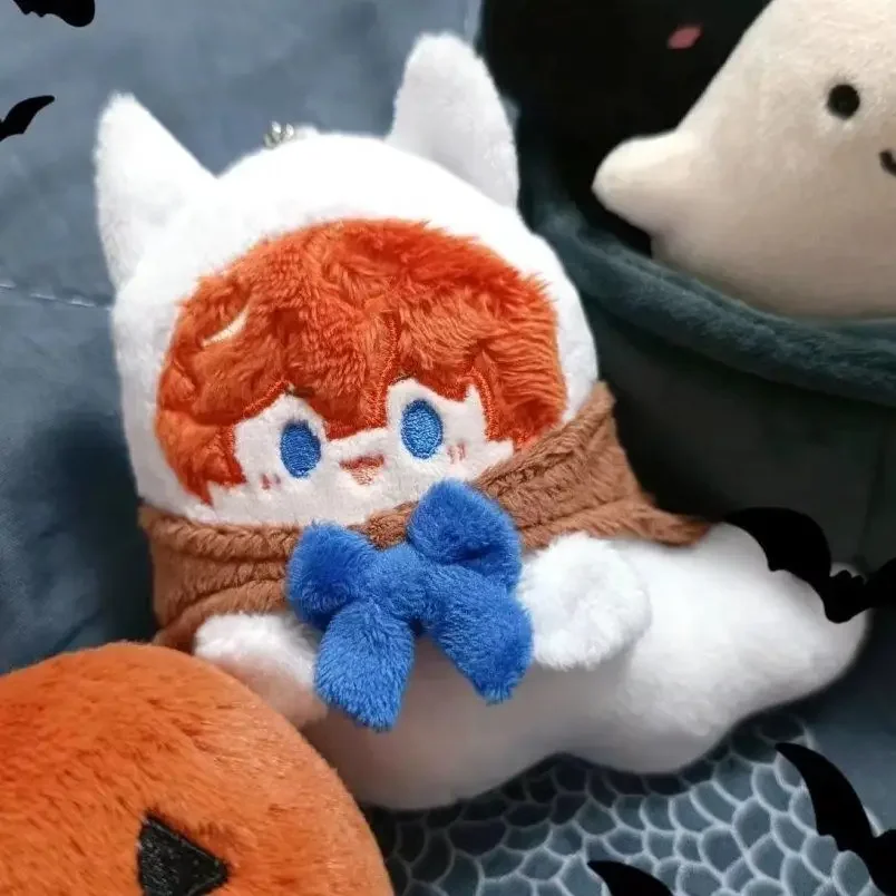 

anime Genshin Impact birthday gift cute cosplay children cartoon soft cotton Tartaglia Ghost keychain pendant stuffed