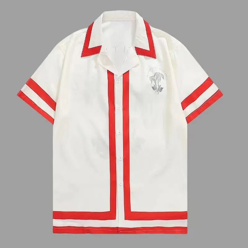 Men's shirt lapel summer short-sleeved new style for work, daily casual, breathable, comfortable, simple and fashionable