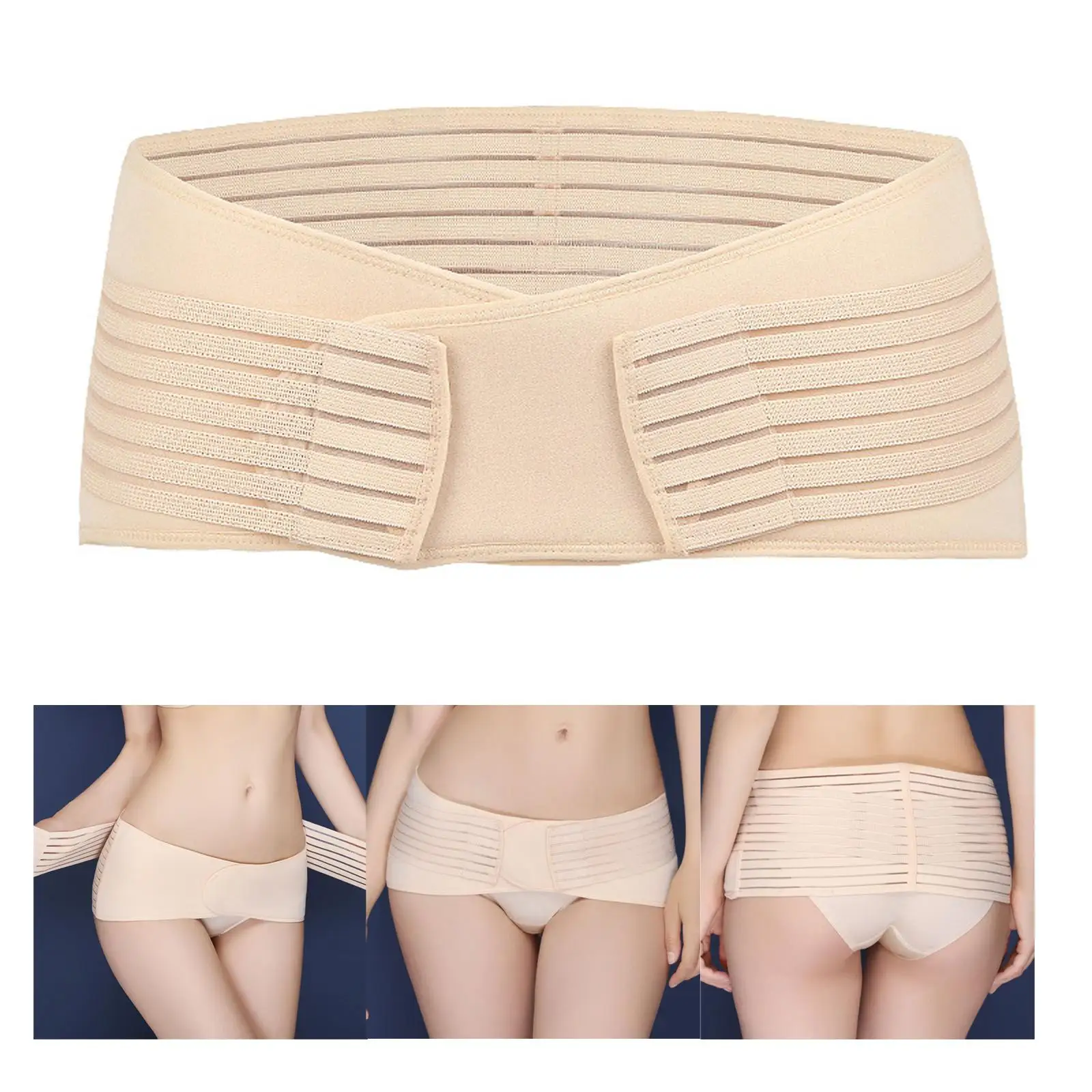 

Non Slip Sacroiliac SI Joint Support Belt Belly Band Postpartum Wrap Slimmer for Lower Back Pelvic Brace Lumbar Sacral Leg Pain