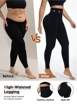 Spring and summer women's high waist, abdomen, body shaping, leggings, fitness pants, yoga pants, clearance and postage 1