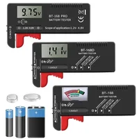 AA AAA Battery Capacity Indicator 18650 Lithium Battery Level Tester Voltage Meter Volt Monitor Detector Storage Box Holder Case 1