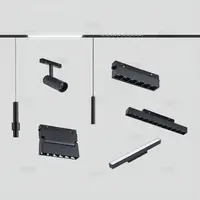 Modern Recessed Magnetic Track Lights LED Spotlight Fixtures Living Room Without Main Light Lighting Rail Magnet System 2