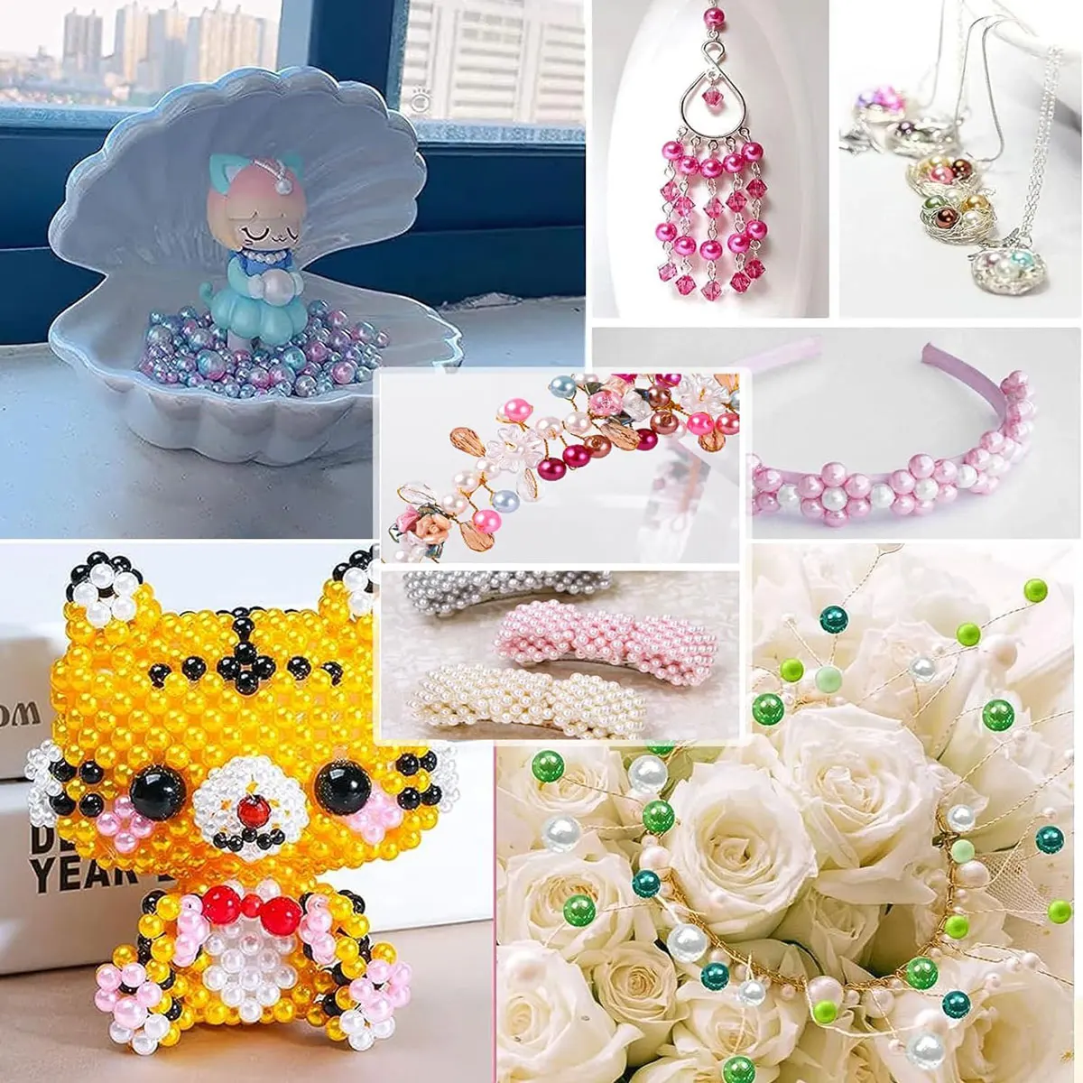 48-Color Pearl Bead Jewelry Kit 4