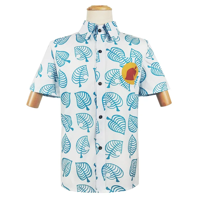 Animal Crossing Shirt New Horizons Costume Cosplay Unisex Top Halloween Carnival Summer Clothing