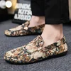 Man Printing Loafers Summer Shoes Men Walking Casual Light Canvas Shoes Male Breathable Fashion Flat Slip-on Footwear Sneakers 3