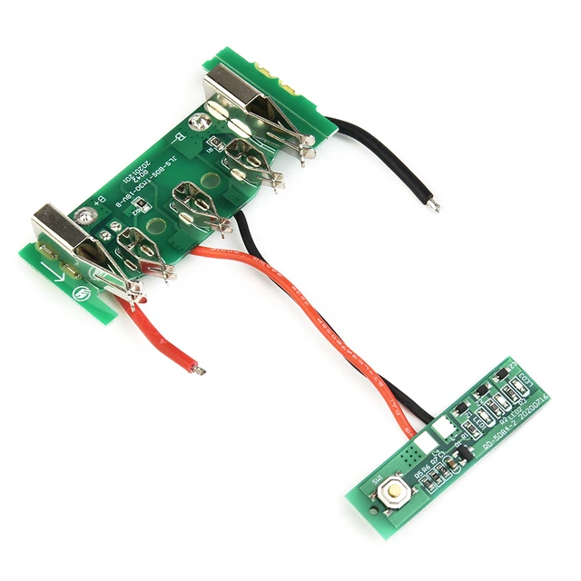 21700 Bat618 10 Core Li-ion Battery Plastic Case Pcb Charging Protection  Circuit Board Shell For 18v Bat610