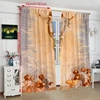 Jesus Christian tuya- Printed curtains - Polyester material - suitable for home bedroom curtains and living room decoration 2
