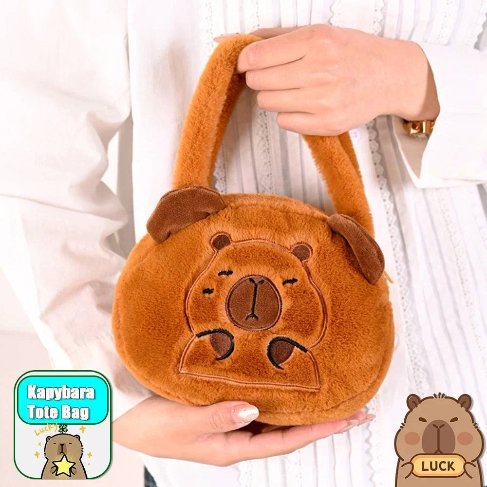 Cute Plush Tote Bag Water Guinea Pig Handbag