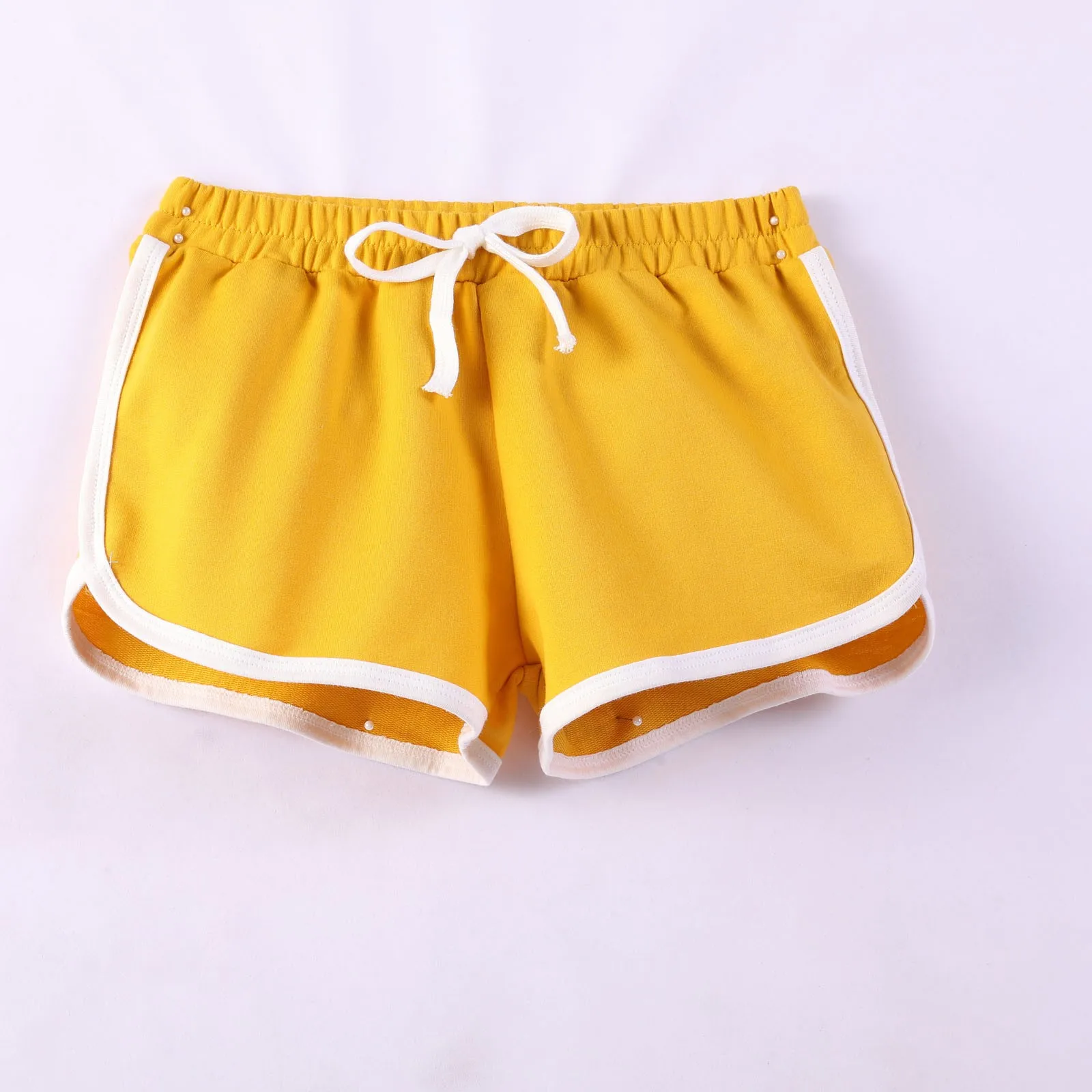 Korean Children'S Shorts Summer New Baby Cool Sports Pants Casual Solid Color Shorts Girls' Summer Children'S Clothing