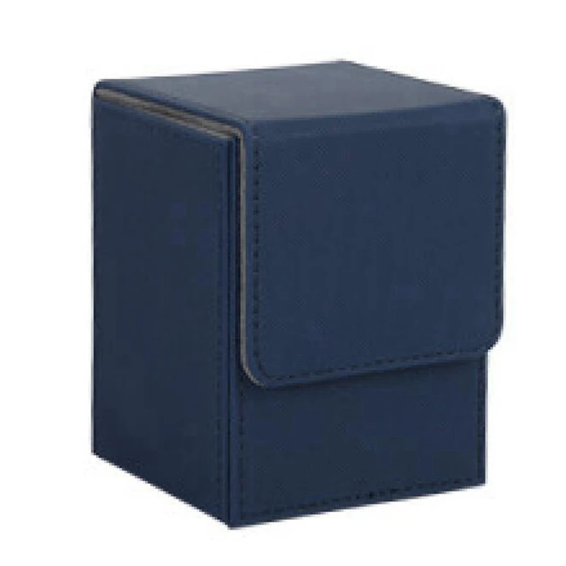 2X Card Case Deck Box Carte Con Maniche Deck Game Box Per Raccoglitori Yugioh Mtg: 100 +, Drak Blue