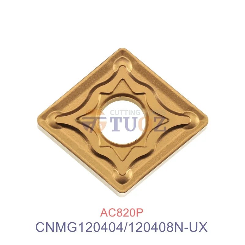 

CNMG120404N-UX CNMG120408N-UX AC820P 100% Original Carbide Inserts CNMG 120404 120408 N -UX 820P CNC Turning Tools Lathe Cutter