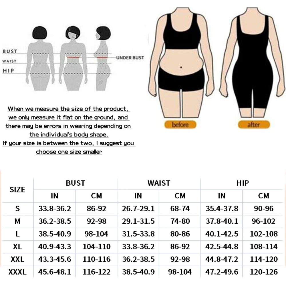 Fajas Colombianas High Compression Slimming Postpartum Full Body Shaper Waist Trainer Post Liposuction Shapewear