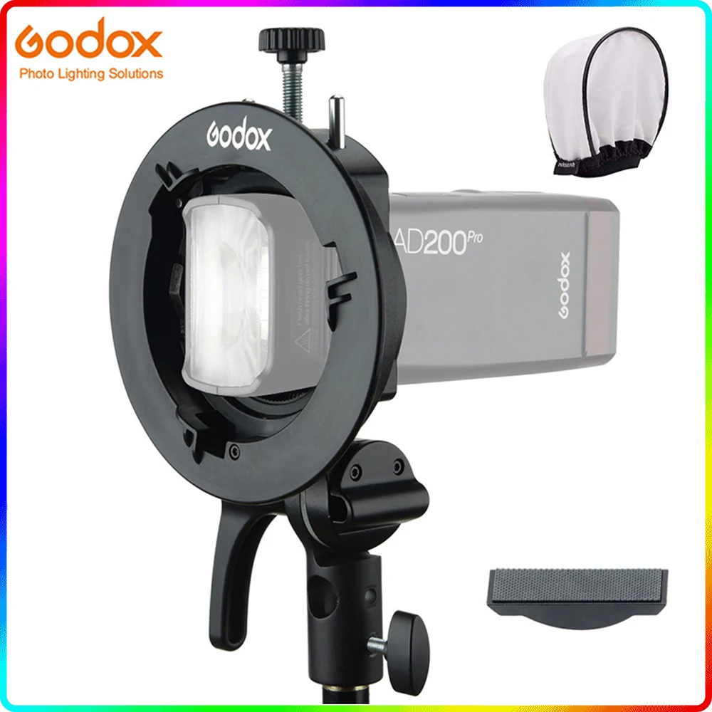Godox S2 Speedlite Stype Bracket Bowens Mount Holder For Godox V1