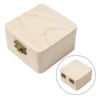 1pc Storage Box Hand-bonded Hand-made Pinus Sylvestris Wood Organizer Packing Plain Box Wood Brand New Craft Box 2