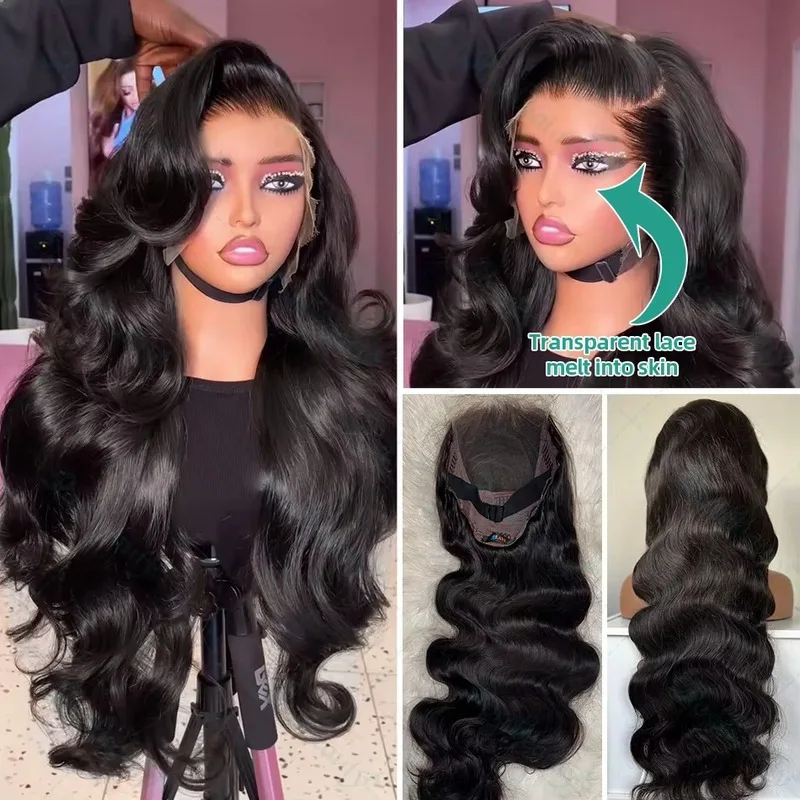 250 Density 42 Inch Body Wave 100% Human Hair - Natural Color Silky Soft No Tangle No Shedding Extensions