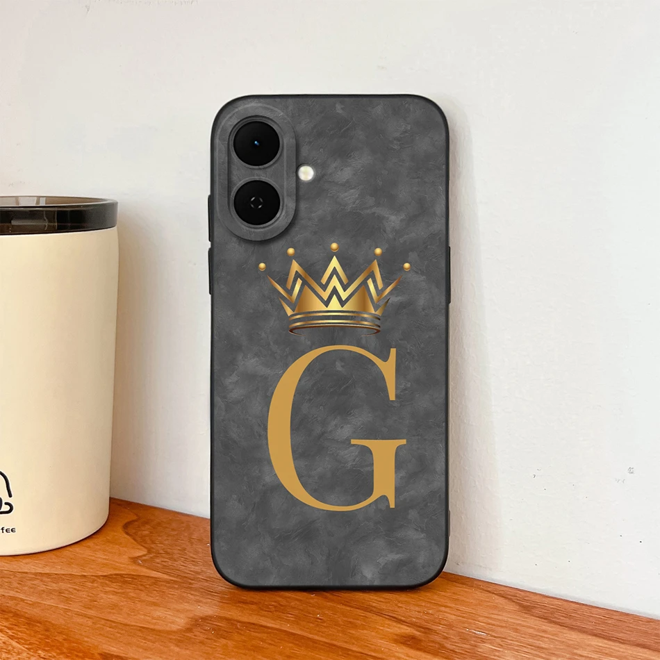 Creative Letters Soft Liquid Silicone Anti-Drop Phone Case with Camera Coverage