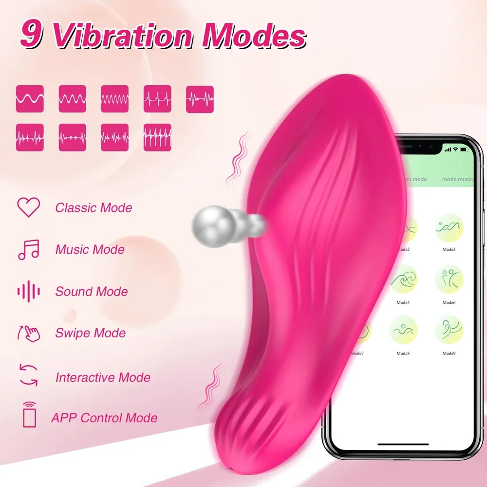 Wearable Vibrator for Women Wireless APP Remote Control Vibrating Egg Clitoris Stimulator Female Adult Sex Toys for Couples