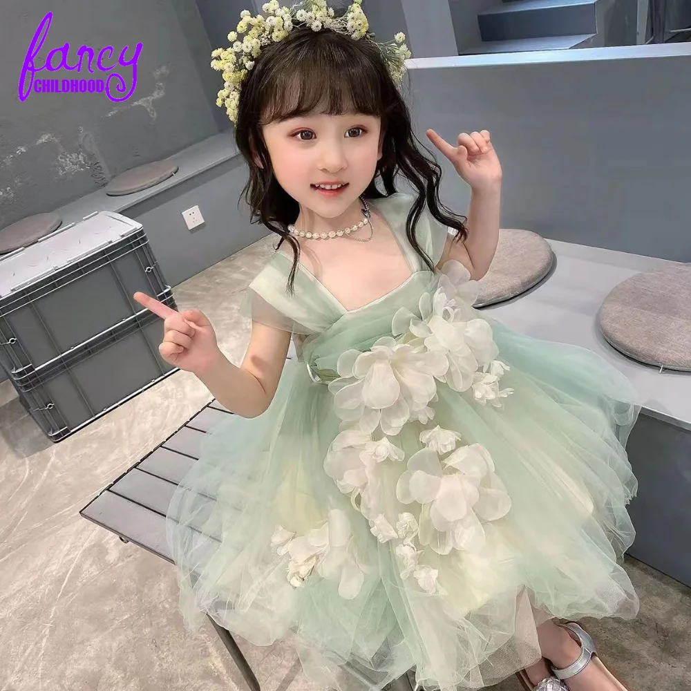 Berngi Princess Party Dress For Toddler Girls – Flower Tutu Dress For Birthday, Wedding & Special Occasions - View #10