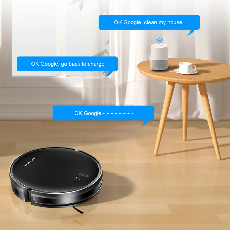 LIECTROUX L200 Robot Vacuum Cleaner & Wet Mop Combo,Smart Mapping,WiFi App,4KPa,Brushless Motor, Electric control water tank images - 6