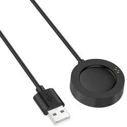 White Charger Cable for Xiaomi Smartwatch - USB Charging Accessory (Black)