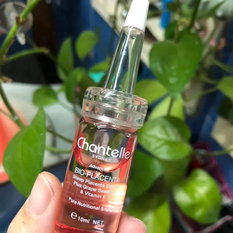 Original Australia Chantelle Pink BioPlacenta Serum 10ml Advanced Sheep Placenta for Age Spots Brighten Firming Skin Radiance