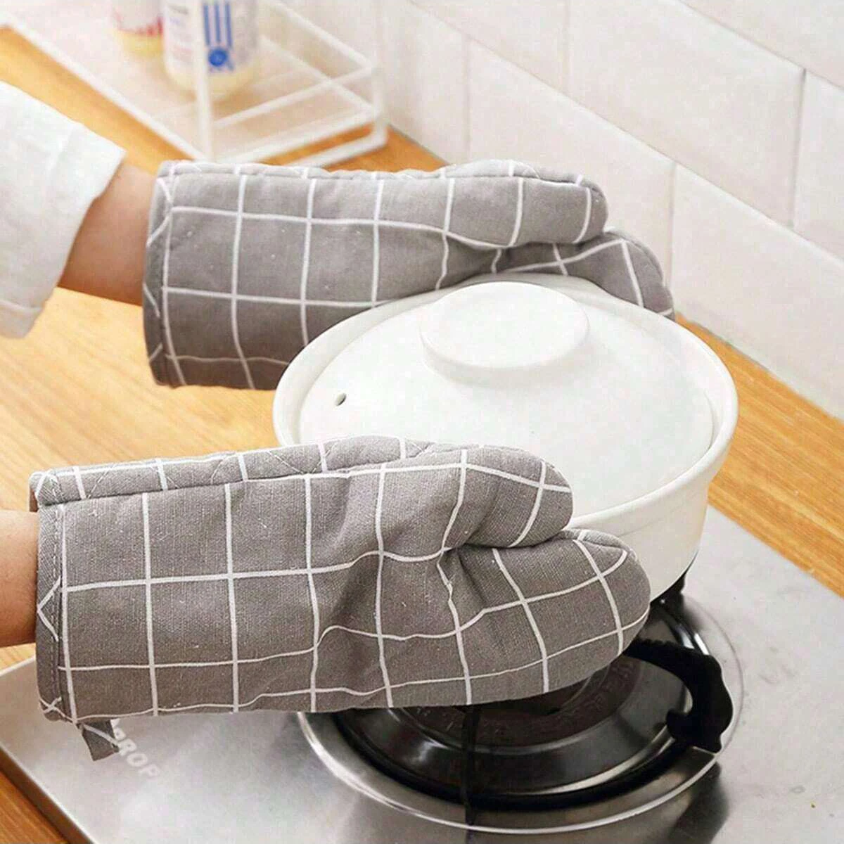 Kitchen Baking Gloves High Temperature Resistant