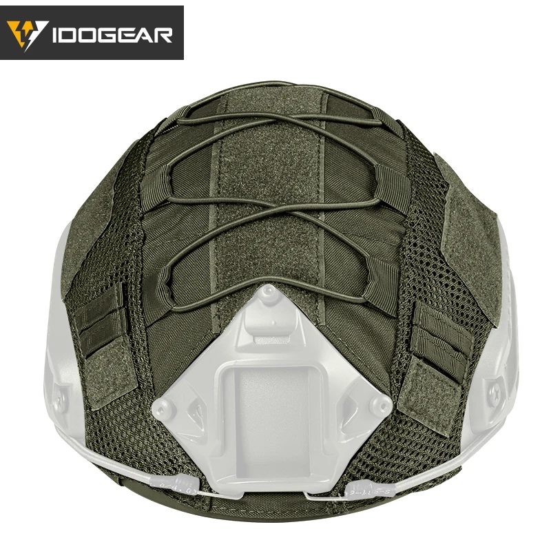 Tactische Helmhoes Idogear Voor Snelle Helm Camo Multi-Camo Hoofddeksels Tactische Helmaccessoires 3802