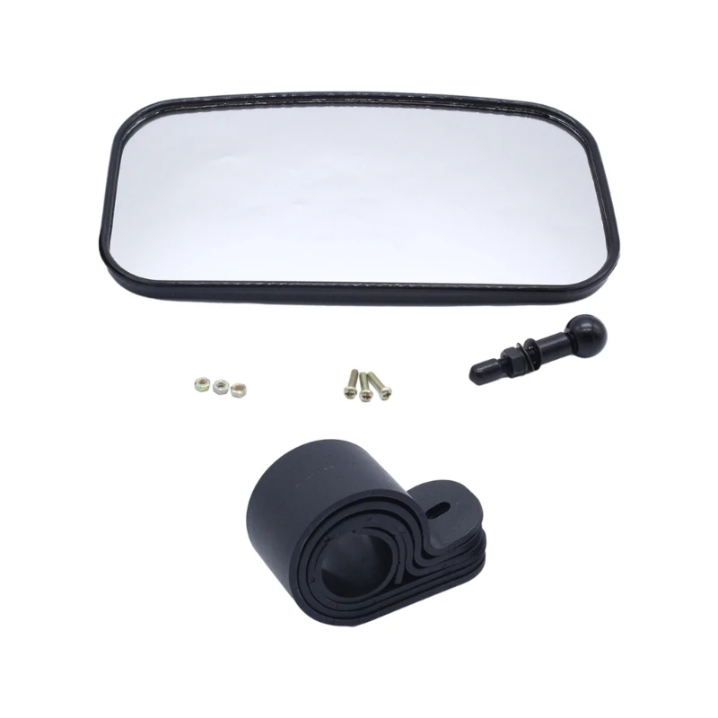 

Durable Rearview Center Mirror Convex Easy Installation Adjustable for UTV