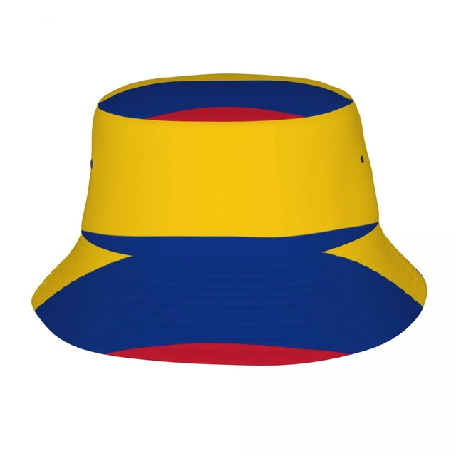 Flag Of Colombia Bucket Hat Summer Hats Fisherman Hat Foldable