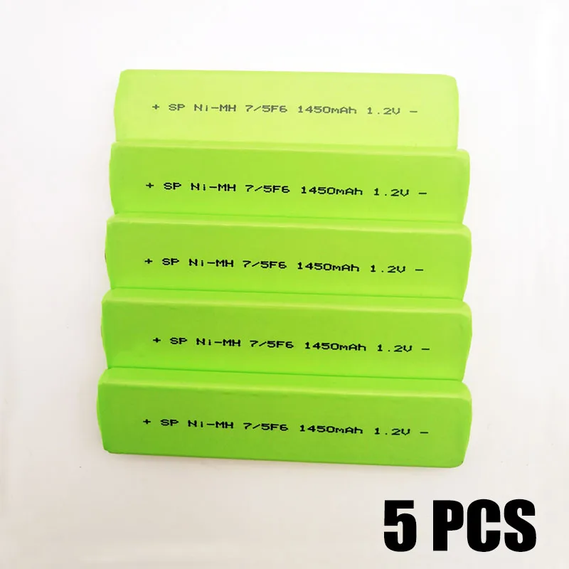 5Pcs 7/5F6 1450Mah 1.2V Batteria Da Masticare Nuovo Sony Walkman Panasonic Walkman Lettore Cd Md Batteria Ricaricabile Novità