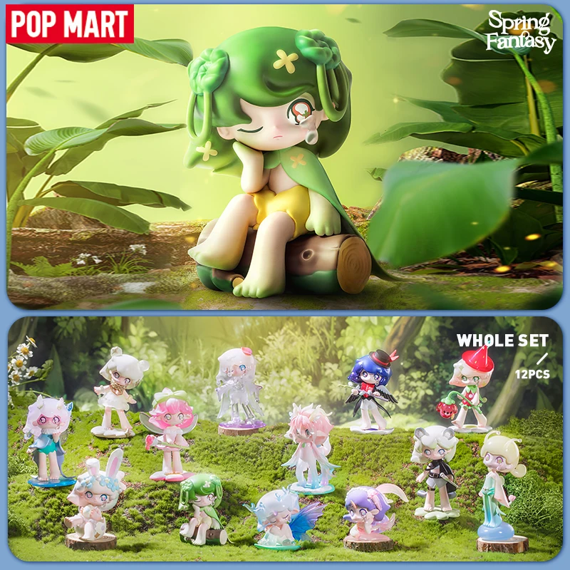 

POP MART Azura Spring Fantasy Series Mystery Box 1PC/12PCS Blind Box Action Figure Cute Toy POPMART Figurine