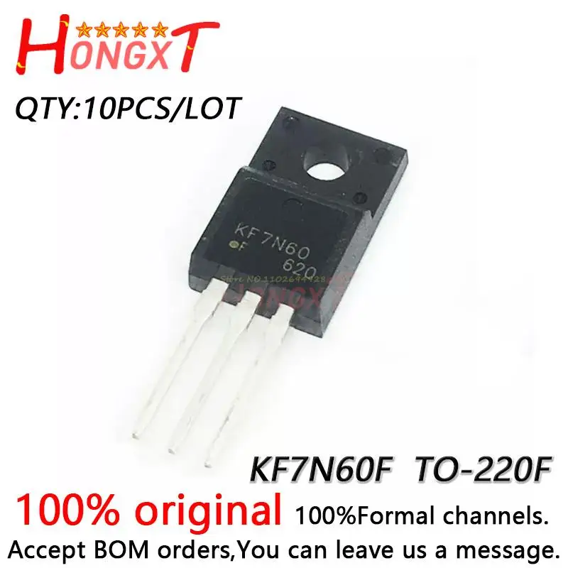 

10 шт. 100% новый KF7N60F KF7N60 7N60 TO-220F MOS FET 7A 600V.