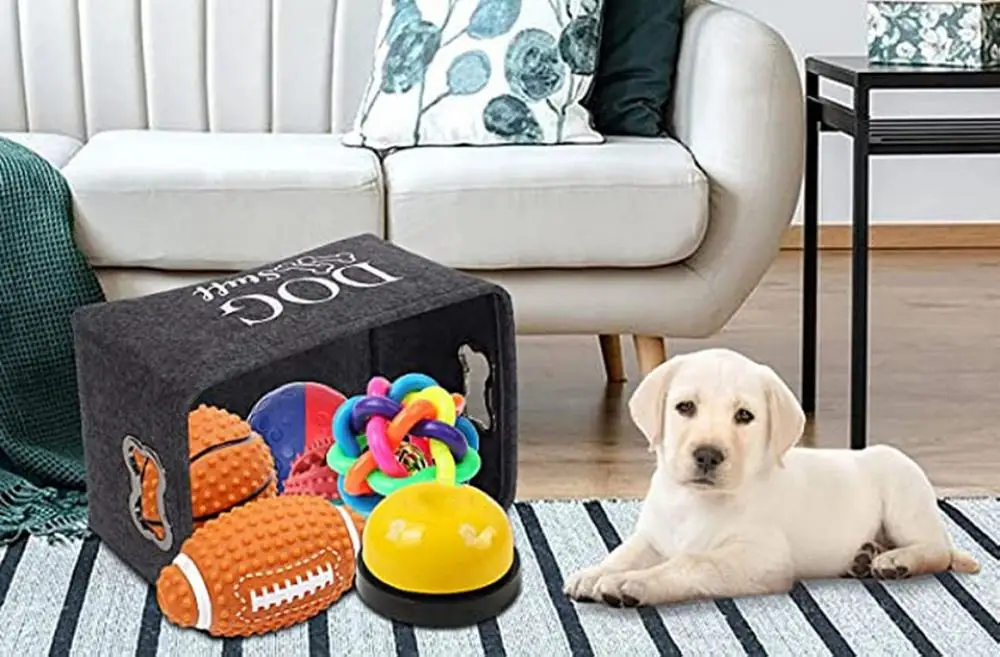 Dog Toy Storage Basket - PeticaDeals