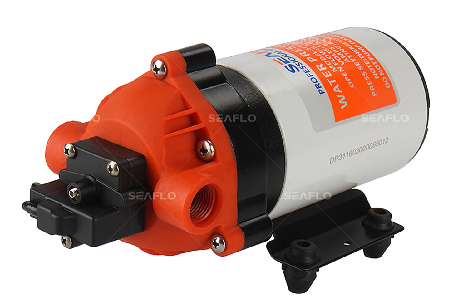 

SEAFLO 31 Series DC Diaphragm Pump 12V/24V 2.0-8.0LPM 17-160PSI Marine Boat RV Caravan