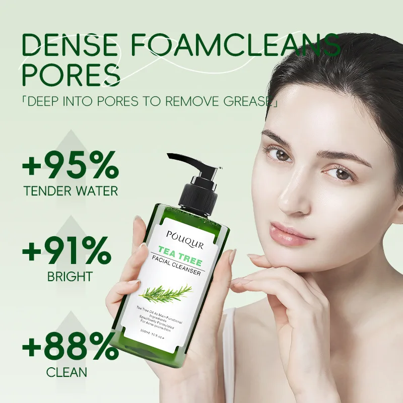 Tea Tree Cleansing Milk for Men and Women Special Moisturizing Facial Cleansing Milk facial cleanser