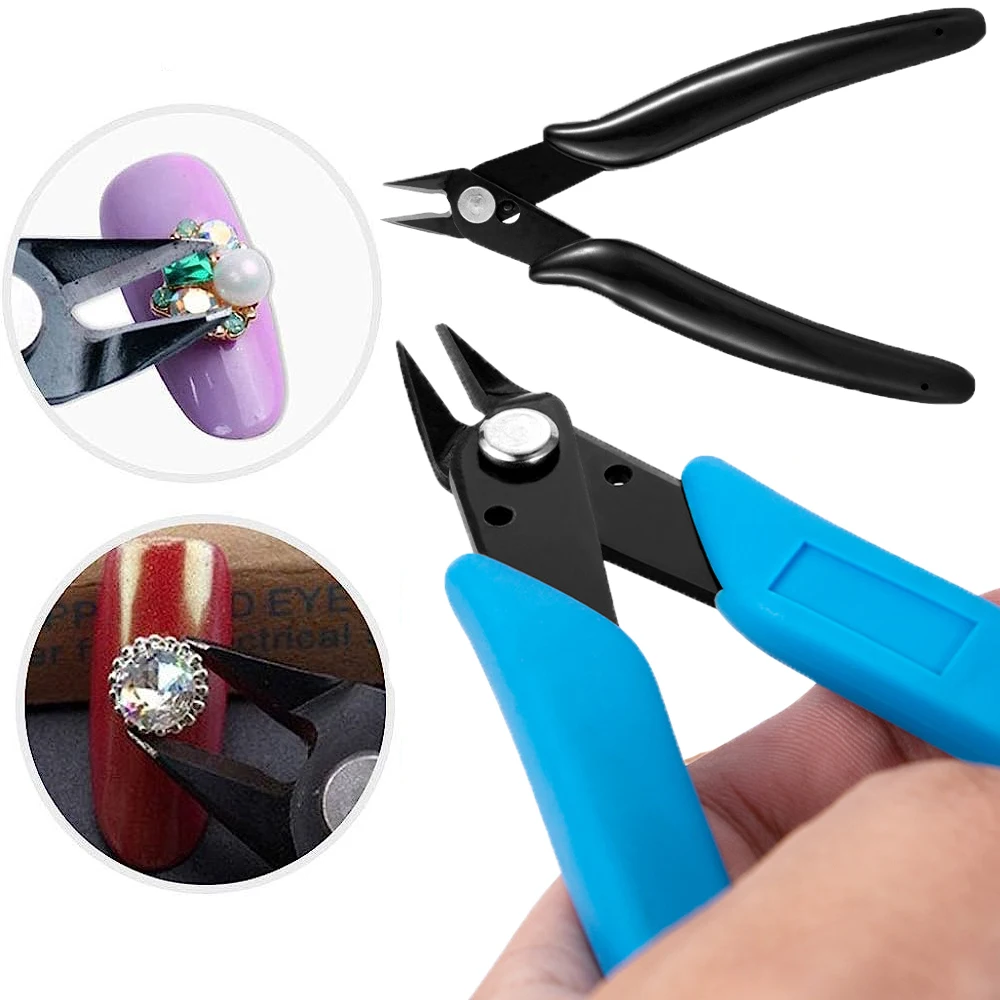

Rhinestone Remover Nail Art Clipper Beauty Nail Art Tool Stainless Steel Nipper Nail Cutter Scissors Manicure Accessory Tool