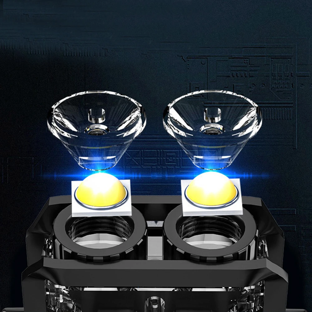 Dual LED Camping Pocket Lantern 600mAh Mini Torch Lamp 200LM USB Rechargeable High Bright Flashlight for Outdoor Camping Fishing