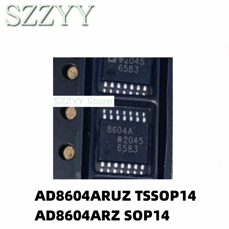 

Чип операционного усилителя AD8604ARUZ AD8604 TSSOP14 AD8604ARZ SOP14, 5 шт.