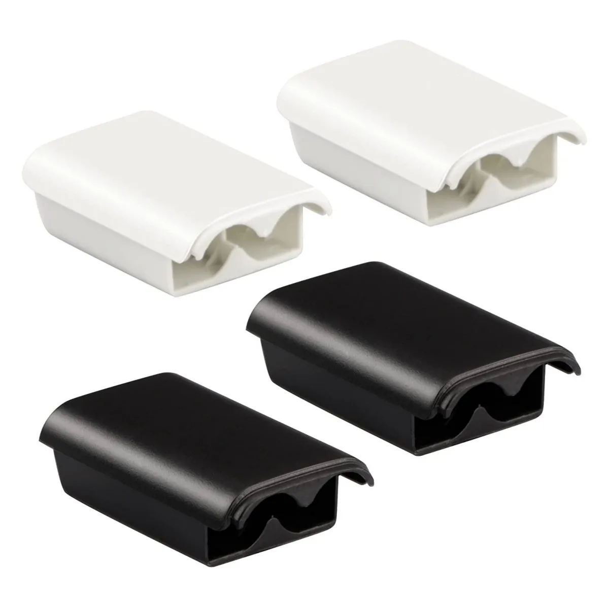 

500pcs/lot Black & white Battery Case Cover Shell For Xbox 360/xbox360 Wireless Controller Rechargeable Battery
