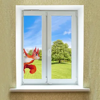 1pcs Squirrel Wall Stickers Peeping Wall Decal Stickers For Accompanied By Four Seasons House Decoration Наклейки На Стену#G 4
